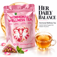 Tisane aux herbes de mère-élue, framboise et angélique chinoise pour le bien-être quotidien des femmes, équilibre hormonal, sachets de thé, vente en gros OEM ODM en usine