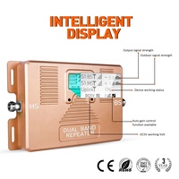 Nouveau amplificateur de réseau de téléphone portable intelligent 850 et 1900MHz Force du signal d'affichage par LCD