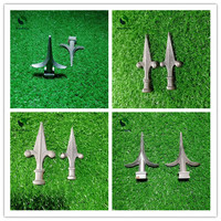 Pointe de lance en acier moulé, pointe de lance en acier forgé, lances en fer forgé pour clôture en fer forgé