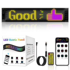 Panel piksel matriks <span class=keywords><strong>LED</strong></span> <span class=keywords><strong>RGB</strong></span> kustom aplikasi USB mata setan DIY layar Decal <span class=keywords><strong>LED</strong></span> kendaraan mobil tampilan jendela belakang IP65 pusat perbelanjaan - Product Image 6