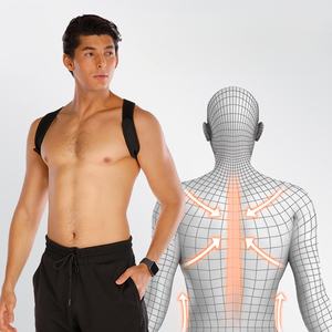 <span class=keywords><strong>Correcteur</strong></span> de posture 2026 - Sangle de soutien dorsal respirante et invisible, réglable avec fermeture auto-agrippante pour la protection du haut du dos - Product Image 4