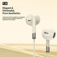 Earphone Semi-In-Ear Berkabel 3.5mm Baru dari Pabrik, Headphone Universal untuk Ponsel, Tipe C, Chip Digital, Eartube Berkabel, Headest