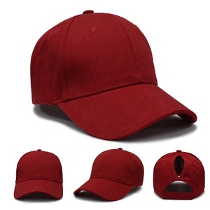 100% Bông Phụ Nữ Tóc Đuôi Ngựa Mũ Trống Đuôi Ngựa Mũ Tùy Chỉnh Đuôi Ngựa Mũ Bóng Chày <span class=keywords><strong>Visor</strong></span> Đuôi Ngựa Mũ Cho Mái Tóc Dài - Product Image 4