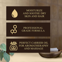 Produit de soin capillaire de qualité supérieure Huile de ricin biologique naturelle Huile de romarin Huile essentielle pure à partir de graines Favorise la croissance des cheveux