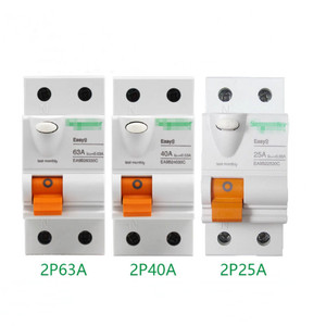 シュナイダー EA9B 漏電遮断器 <span class=keywords><strong>RCCB</strong></span> 2P 30mA 25A 電気保護装置 - Product Image 1