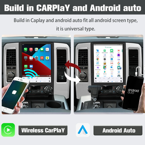 Actualización de radio de coche estéreo Multimedia Dodge Ram 2008 2009 2010 2011 compatible con carplay inalámbrico y unidad principal automática <span class=keywords><strong>Android</strong></span> - Product Image 3