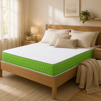 Matelas à ressorts compressés, coussin moelleux pour la chambre à coucher, matelas épaissi protecteur de la colonne vertébrale avec tailles personnalisables