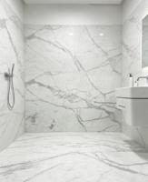 PAIA Marbre Blanc Calacatta Haut de Gamme Naturel pour Hôtels et Résidences, Élégant, Imperméable, Moderne, Poli, Grande Dalle, Design Graphique Intérieur