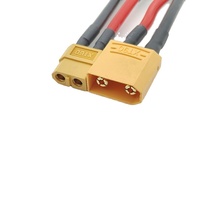 Connecteur mâle en laiton JFS XT30 XT60 XT90 2 pôles 2P pour câble de charge de batterie aérospatiale/automotive 6A 10A 50A 600V