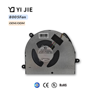 Ventilateur soufflant OEM ODM YiJie DBU80050S 8005 DC 5V 80x70x5mm à roulement à bille 4 broches silencieux pour refroidisseur de CPU d'ordinateur portable