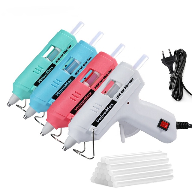 ValueMax 20W 30W Electric Mini Glue Gun Hot Melt Glue Stick Tool for Quick Home DIY Repair