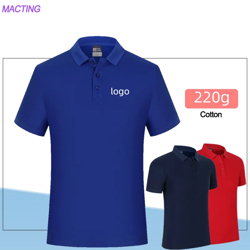 Custom High Quality Luxury Us Bulk Plus Size Office Uniforms Design Sublimation Knitted Cotton Unisex Women's Men's Polo T Shirt