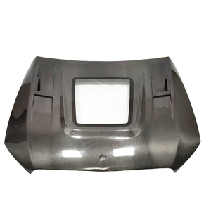 Oftbuy — capot transparent en fibre de carbone pour classe C W205 C63, avec trou ouvert, 2015-2018 - Product Image 1