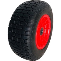 Roue en mousse PU 16x6.50-8 avec jante en plastique, capacité de charge de 300 kg pour tondeuses à gazon/chariots de plage