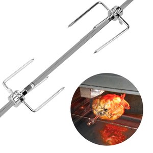 Juego de 2 Tenedores de Acero Inoxidable para Asar Carne, Brochetas para Asar Pollo a la Parrilla de Carbón - Product Image 5