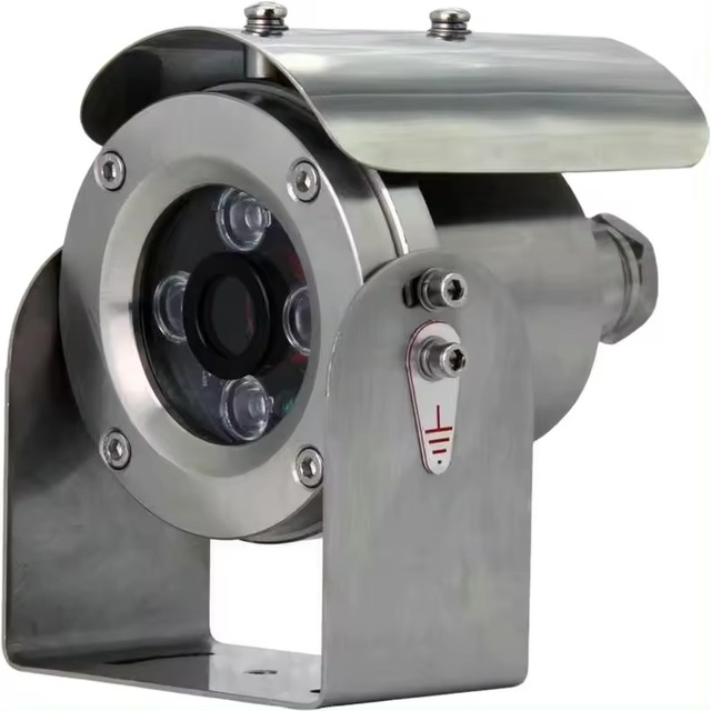 Vandal-proof Network Cctv Camera Stainless Steel Explosion Proof POE 5MP 8MP IP Camera