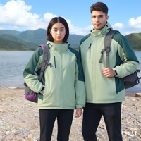 Veste de randonnée imperméable coupe-vent respirante légère à fermeture éclair avec capuche pour l'escalade, la pêche et les activités de plein air