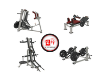 (HT) Peralatan Kekuatan Kebugaran Gym, Pelat Peralatan Kebugaran Memuat Kaki Ketat/Mesin Tendangan Horizontal untuk Penggunaan Rumahan dan Komersial
