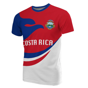 Drop Ship CostaRica <strong>Personalised</strong> Fashion Tshirt Customize CostaRica Spirit Print <strong>Top</strong> Tee Breathable Quick Dry Summer Man Clothes - Product Image 5