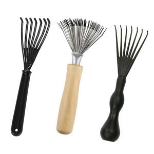 Juego de cepillos de limpieza con mango de plástico y alambre de acero, herramientas multifuncionales para el cuidado personal, para limpieza del cabello y maquillaje - Product Image 5