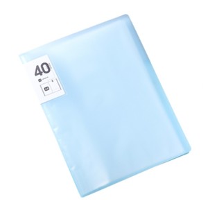 Protège-documents A4 transparents à 40 pochettes, classeur de présentation, protège-feuilles en plastique, lot de 2, pour portefeuille et présentation - Product Image 1