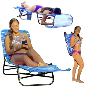 All'ingrosso piscina esterna per adulti portatile leggero pieghevole regolabile Patio lettino da campeggio reclinabile spiaggia Sun Lounge
