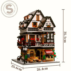 <span class=keywords><strong>Pantasy</strong></span> 85049 2026 Neues MOC Straßenansicht-Haus Lehrreiches Montagemodell Spielzeug Ornament Geschenk für Jungen 3246 Teile Baustein-Sets - Product Image 5