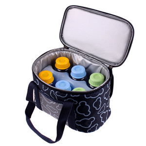 Outdoor Custom 600D Oxford Insulated Can Cooler Lunch <b>Bag</b> with Zipper Closure 10L Capacity Waterproof Portable for Food Storage - Product Image 3