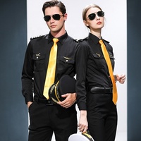 Uniforme de capitaine de bord et d'hôtesse de l'air pour les pilotes et les membres d'équipage