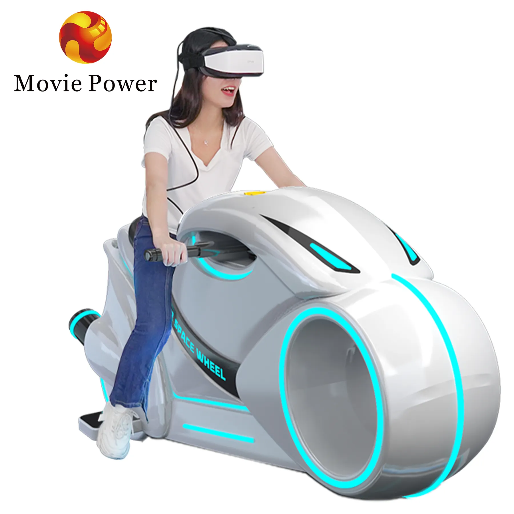 몰입 형 오토바이 경험을위한 Animatronic 모델 VR 시뮬레이터 기계 MR 장비