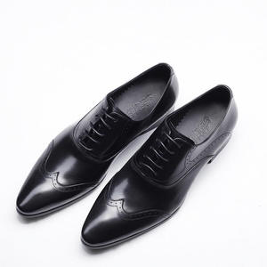 Zapatos de vestir con cordones para hombre, estilo británico, para negocios y bodas, tallas 37-44, temporada primavera/otoño, zapatos de vestir y Oxfords - Product Image 1