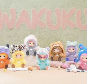 Letsvan WAKUKU V1 Jouets en peluche PVC, lot de 6 boîtes, boîte mystère, poupée surprise, cadeaux amusants pour fêtes, 100% authentique - Product Image 1