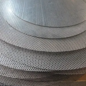 0.8mm 4mm 6mm Decorative Square Round Star Hole Black Galvanised Aluminum Perforated Sheet Metal