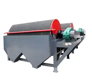 Automatic Mineral Zhengzhou Iron Ore Gravity Belt Iron Mine Mining Gold Magnetic Concentration Magnetic Separator Machine