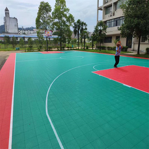 Superficie del tappetino da badminton all'aperto con griglia per pavimento in plastica - Product Image 6