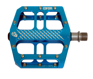 Pedales de BMX de Aluminio Anodizado UFOR UF-305 Ultraligeros con Rodamientos Sellados y Eje de Cromoly para Pernos de Agarre Reemplazables Mecanizados - Product Image 2