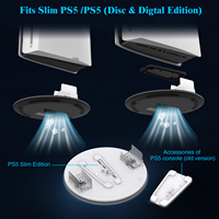 Honcam PS5 Slim Digital Stand Zubehör Vertikale Basis für Playstation 5 Slim