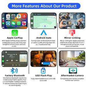 Adaptador inalámbrico Carplay Android Auto Box para Harman tipo <span class=keywords><strong>F</strong></span> 2017-2018 actualización Multimedia Radio compatible con <span class=keywords><strong>Google</strong></span> Map Bluetooth - Product Image 4
