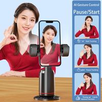 Q02 AI Auto Face Tracking Smart Follow Gimbal Estabilizador para cámara y teléfono móvil