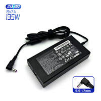Adaptateur d'alimentation DC PD Suibo 135W 19V 7.1A 5.5x1.7mm pour ordinateur portable de jeu, protection OTP/OVP, certifié CE FCC RoHS, livraison mondiale