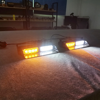 24V 12V LED Stroboskop-Warnleuchte für Notfälle mit Saugnapfmontage für Auto-Armaturenbrett, Front- und Heckscheibe – Blinklicht-Zubehör