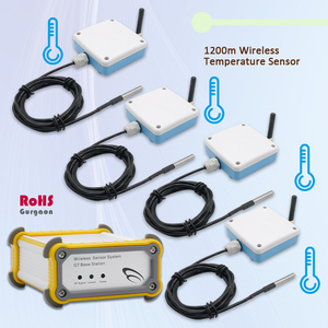 เครื่องส่งสัญญาณอุณหภูมิไร้สายโลราแวน 4 ชุดพร้อมการเชื่อมต่อ NB-IoT สำหรับการตรวจสอบอุปกรณ์อุตสาหกรรม - Product Image 2