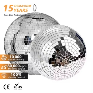 Bola de Espejos de 40'' a 78'' para Eventos, Fiestas, Decoración de Bodas, Salón de Baile, 200CM, 150CM, 120CM, 100CM, 80CM, 50CM, 30CM, Bola de Espejos de Discoteca - Product Image 1