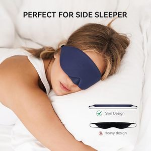 Masque de sommeil occultant personnalisé avec design de nez en cartilage réglable pour les voyages et les siestes au bureau - Product Image 5