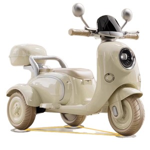 Tricycle électrique pour enfants, voiture jouet à roulettes, véhicule motorisé rechargeable en plastique pour les jeux en plein air des enfants - Product Image 5
