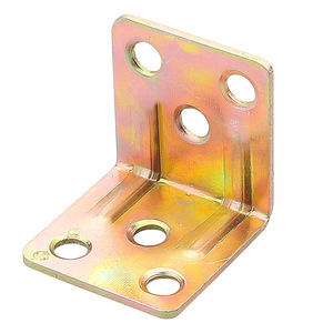 Support d'angle en L en acier au carbone épaissi, support d'angle droit à 90 degrés pour le renforcement des meubles et des armoires - Product Image 2