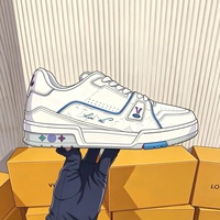 Chaussures de marque, design personnalisé graffiti, chaussures de luxe, baskets de basket-ball rétro en cuir véritable, fabriquées à la main
