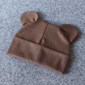 Chapeau à capuche pour enfants, couvre-chef, double couche, en coton, couleur unie, pour enfants, garçons et filles, version coréenne de <span class=keywords><strong>Mickey</strong></span>, collection automne et hiver - Product Image 3