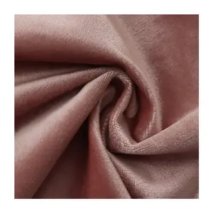 Tessuto in velluto 250gsm a colori multipli più venduto per tende tessuto 100% poliestere tessuto in velluto italiano