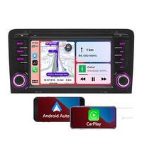 Autoradio Android 4 cœurs avec écran HD 7 pouces, WiFi, Carplay sans fil, Android Auto, radio FM, lecteur DVD pour Audi A3
